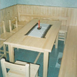 Ukázka naší práce - stoly, lavice